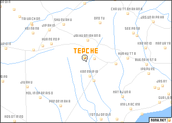 map of Tepche