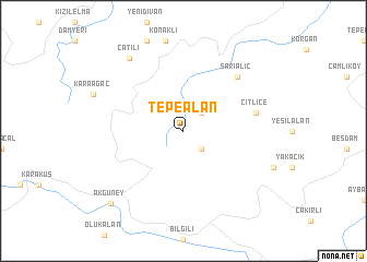 map of Tepealan