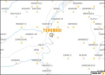 map of Tepebaşı