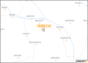 map of Tepecik