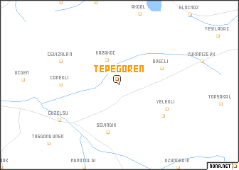 map of Tepegören