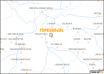 map of Tepeguajal