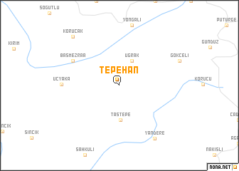 map of Tepehan