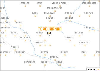 map of Tepeharman