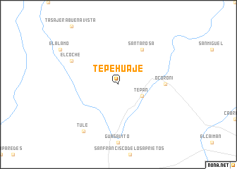 map of Tepehuaje