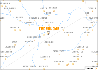 map of Tepehuaje