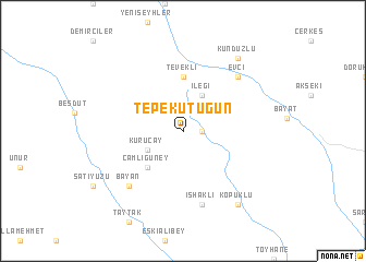 map of Tepekütüğün