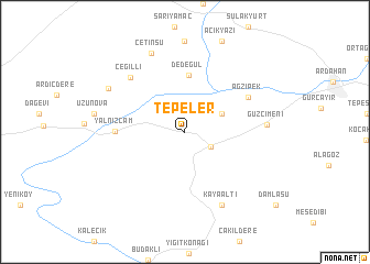 map of Tepeler