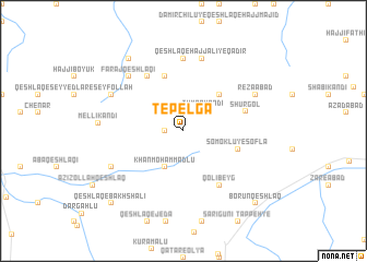 map of Tepelgā