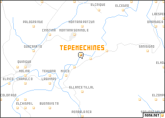 map of Tepemechines