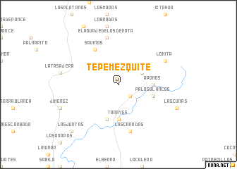 map of Tepemezquite