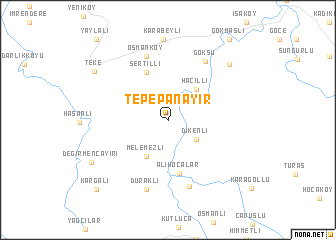map of Tepepanayır