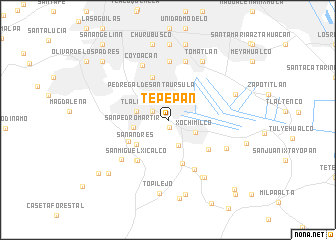 map of Tepepan