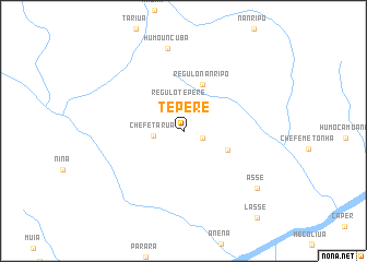 map of Tepere