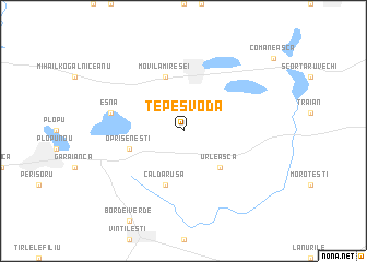 map of Ţepeş Vodă