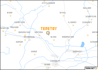 map of Tepetay
