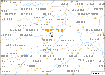 map of Tepetitla