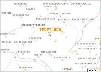 map of Tepetlapa