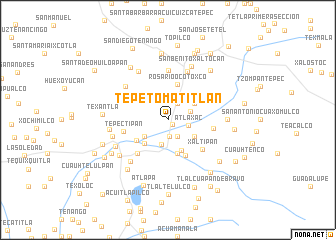 map of Tepetomatitlán