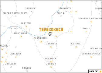 map of Tepexoxuca