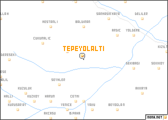 map of Tepeyolaltı