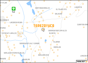 map of Tepezoyuca