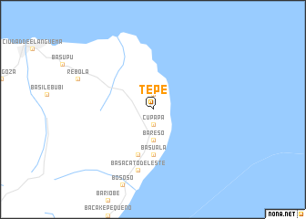 map of Tepé