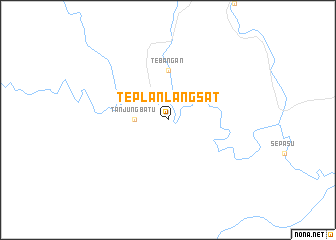 map of Teplanlangsat