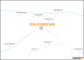 map of Tëplaya Rechka