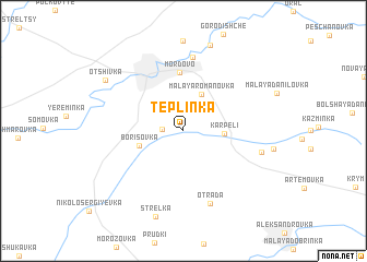 map of Teplinka