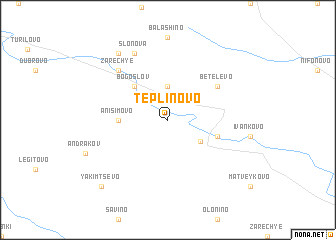 map of Teplinovo