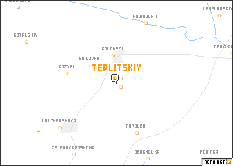 map of Teplitskiy