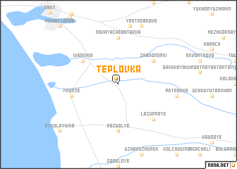 map of Teplovka