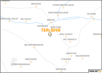 map of Teplovka