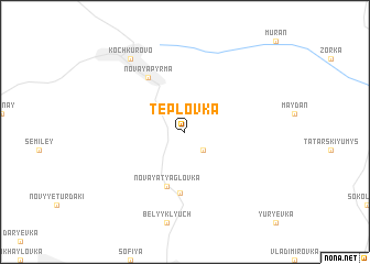 map of Teplovka