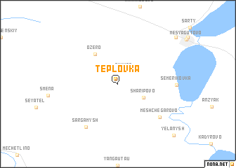 map of Teplovka