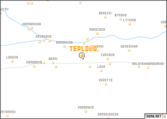 map of Teplovo