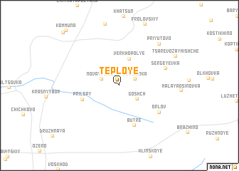 map of Tëploye