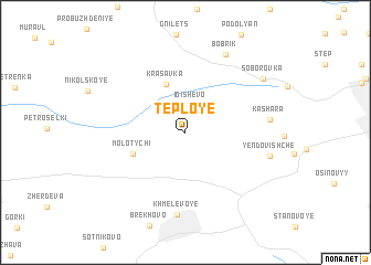 map of Tëploye