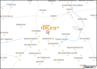 map of Teploye