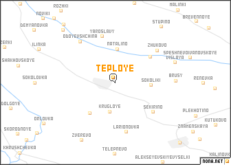 map of Tëploye