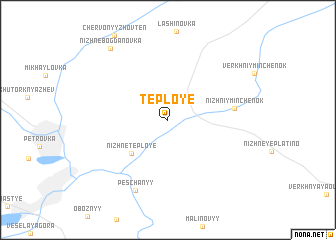 map of Tëploye