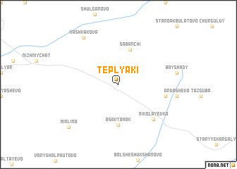 map of Teplyaki
