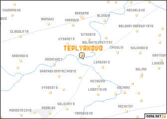 map of Teplyakovo