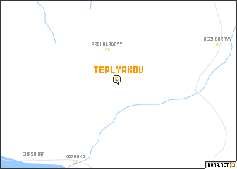 map of Teplyakov