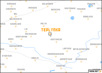 map of Teplyn\