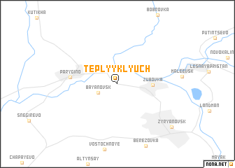 map of Teplyy Klyuch