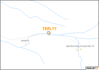 map of Teplyy