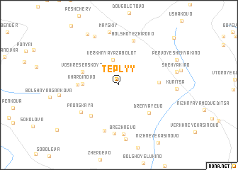 map of Teplyy