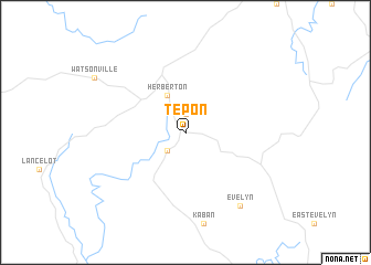 map of Tepon